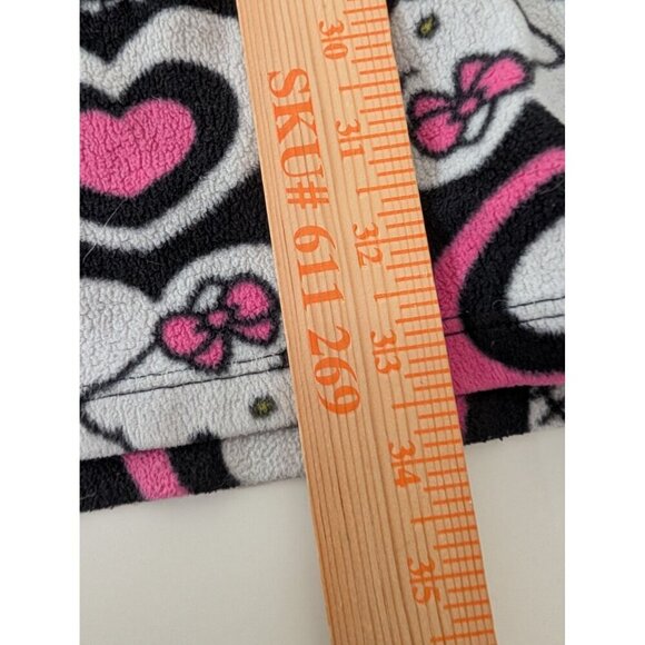 Sanrio Hello Kitty Heart Fleece PJ Pants Womens Size 2X Black Pull On Sleepwear - Picture 12 of 12